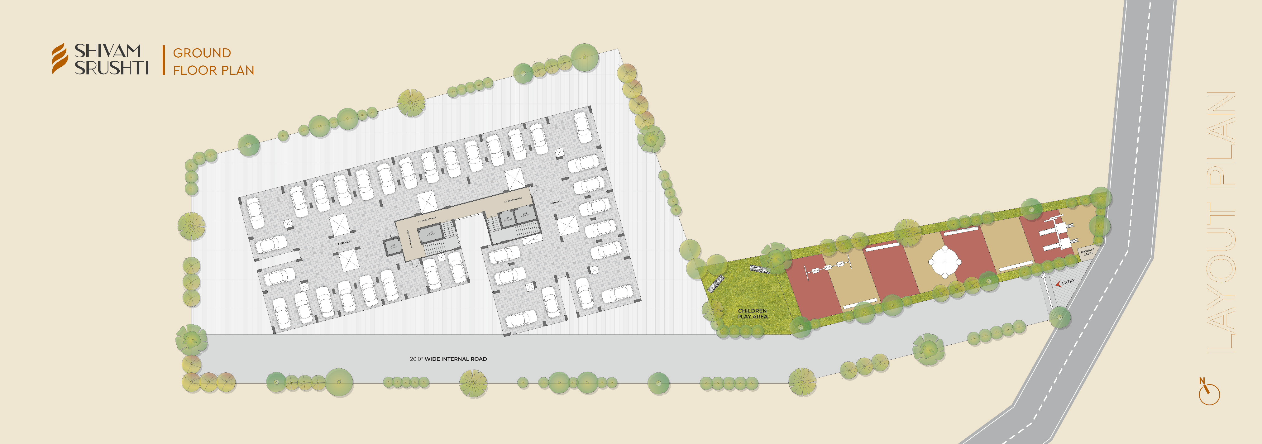 Shivam Srushti parking plan